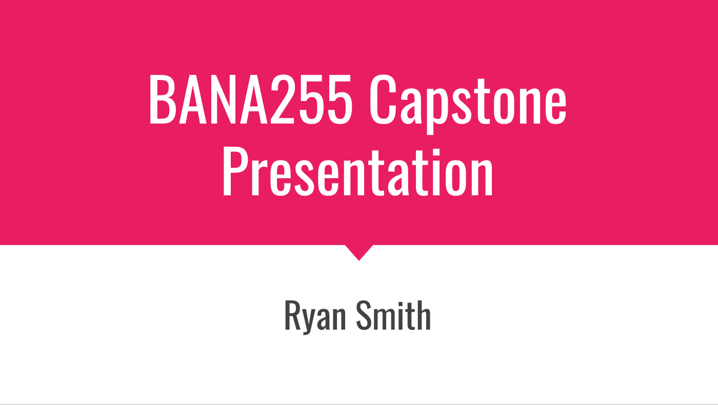Capstone Presentation
